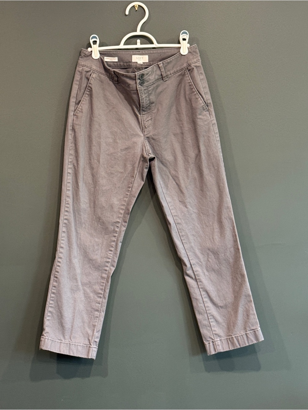 LOFT Gray Women’s Chino Pants